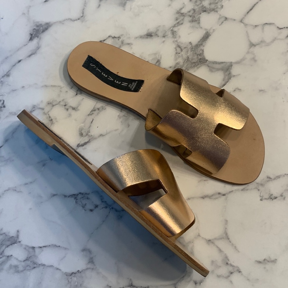 Steven by Steve Madden RoseGold Greece Sandals